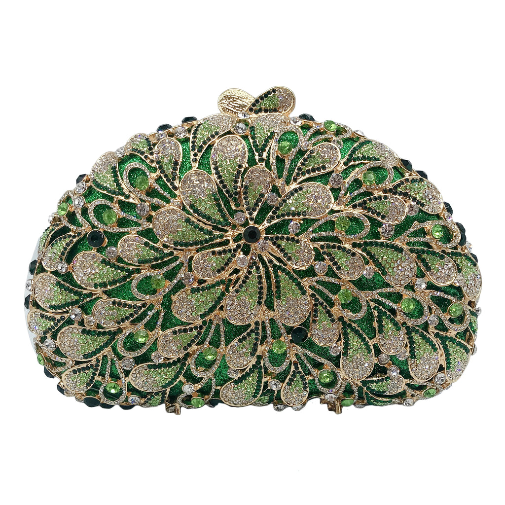 Luxo oco-para fora strass embreagem para mulheres mão-conjunto de cristal saco de festa de casamento noiva bolsa de noite minaudière (atacado) ​