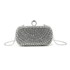 Bolsa de noite embutida com diamante, bolsa feminina para festa, vestido de casamento brilhante, versátil, bolsa crossbody para correspondência diária