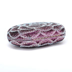 Flower Handmade Evening Clutch For Female Crystal Dinner Bag Shoulder Bags Luxury Designer Handbags Banquet Party Bags Dress Bag