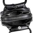 Designer de couro genuíno bolsa feminina moda ombro saco do mensageiro luxo macio mensageiro sac feminino bolsa senhoras tote