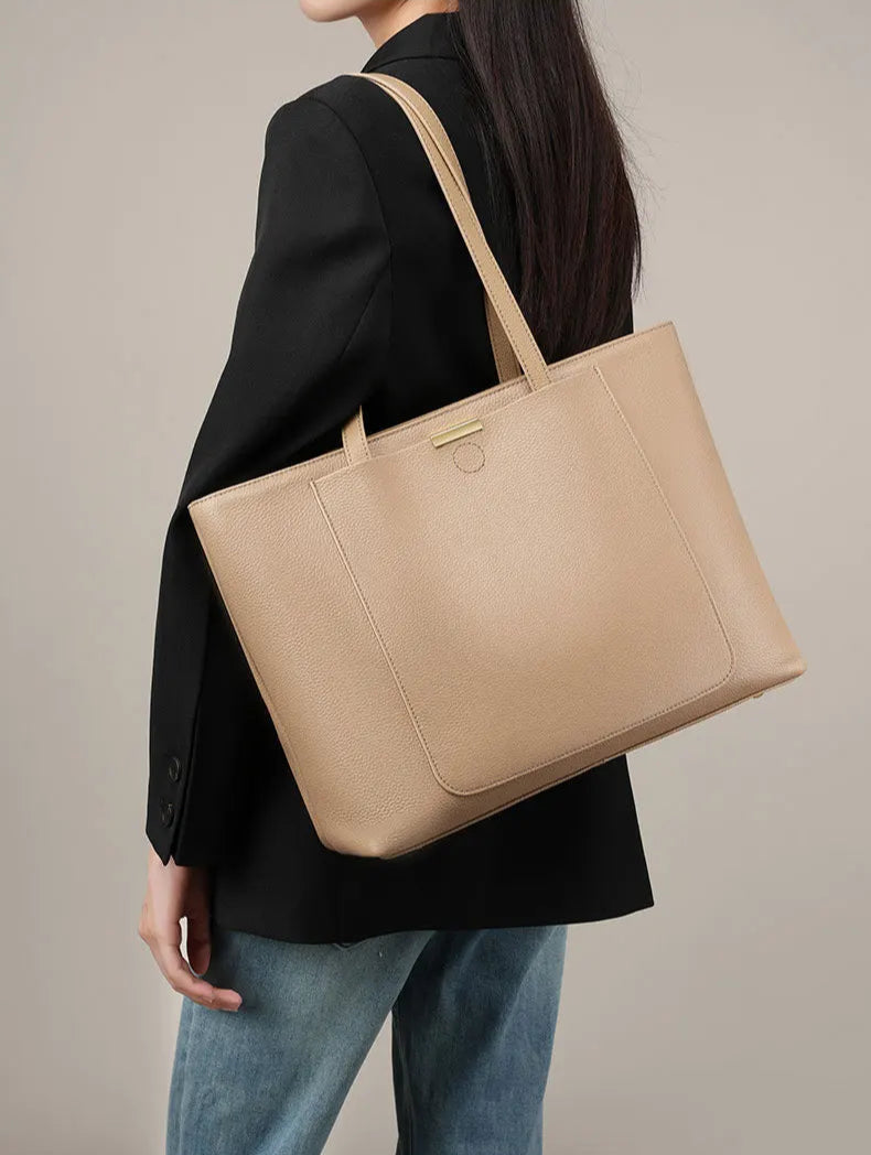 100% couro genuíno bolsa feminina grande capacidade simples moda feminina bolsa de ombro bolsa de armazenamento 2328