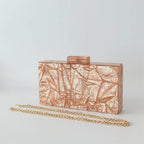 Grande brilhante ouro tecido acrílico bolsas e bolsas femininas perspex caixa embreagem noite crossbody longo mini feminino senhora pro nova aleta