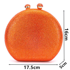 Mulheres de luxo cristal sacos noite nupcial amarelo/vermelho/azul marinho garras sacos embreagem casamento festa minaudiere bolsa