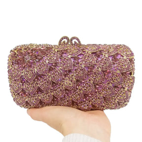 Boutique de fgg prata flor embreagem feminina cristal bolsas noite nupcial casamento strass minaudiere saco formal sacos festa