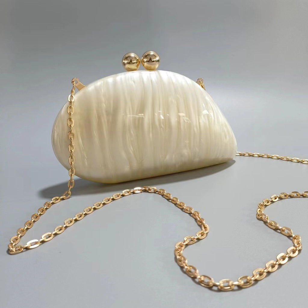 Clutch Madrepérola Rumena
