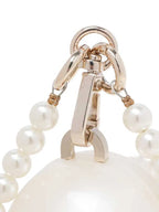 Mini bolsa de pérola crossbody colar de contas bolsa de ombro ovo noite moda totebag feminino mão senhora bolsas de telefone pequena mulher