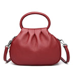 Designer de couro genuíno bolsa feminina moda ombro saco do mensageiro luxo macio mensageiro sac feminino bolsa senhoras tote