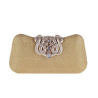 Bolsa de mão feminina embutida com diamante, concha dura, bolsa de noite, ombro, crossbody, corrente, maquiagem, couro pu, compartimento interior