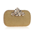 Nova Bolsa de Noite Feminina Estilo Socialite Transfronteiriça, Bolsa de Gala Luxuosa com Adornos, Acessório de Mão para Baile de Formatura e Festas