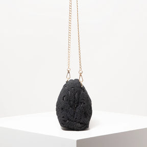 Bolsa crossbody de tecido oco padrão, bolsa de praia de palha boêmia, conjunto Chrochel, estilo premium, Trav Must Haves, bolsa Pach para mulheres