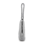 Strass macios pequenos sacos de noite diamantes dia embreagem zíper bolso bolsa de dinheiro com preto ouro prata sacos