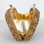 Boutique de fgg crisântemo flor sacos de noite e embraiagens feminino cristal embreagem festa casamento strass bolsas bolsas