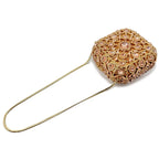 Feminino maquiagem mini caso de luxo designer bolsas cristal vidro banquete sacos strass jantar bolsa embreagem sacos festa do vintage