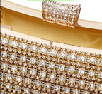 Bolsa Clutch Luxury Dress Prata/Gold