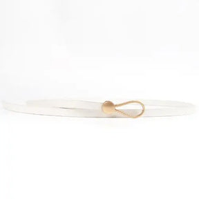 Nova pérola fivela fina cinto feminino couro do plutônio elegante ajustável selvagens cintura cor de ouro fivela cintos femininos