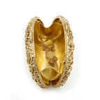 2025 venda quente dendritic cristal diamante-cravejado bolsa brilhante saco de noite dourado para mulher