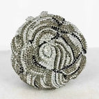 Boutique de fgg feminino flor colorida sacos de noite e embreagens nupcial strass bolsas festa casamento minaudiere bolsa embreagem