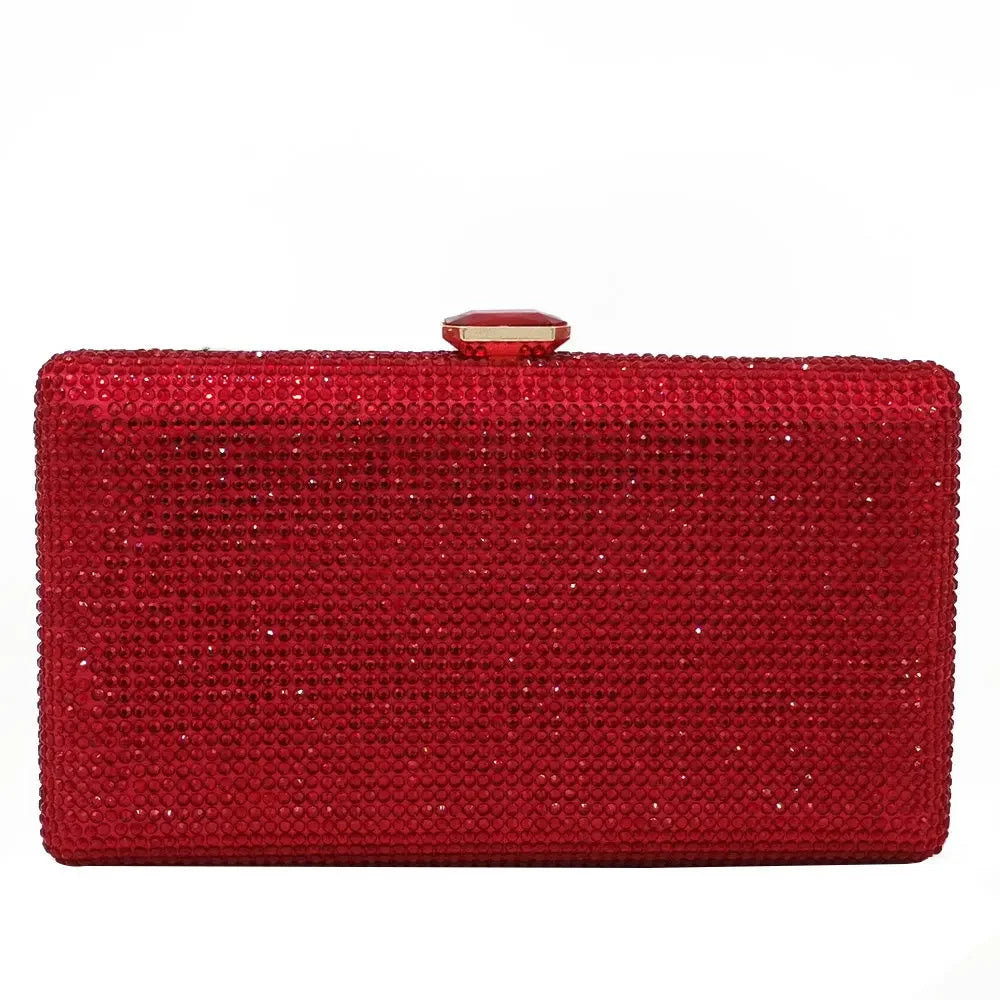 Fgg bolsa de noite cor sólida bolsa de diamante europeia e americana bolsa de banquete bolsa de noiva bolsa de mão de diamante material duro