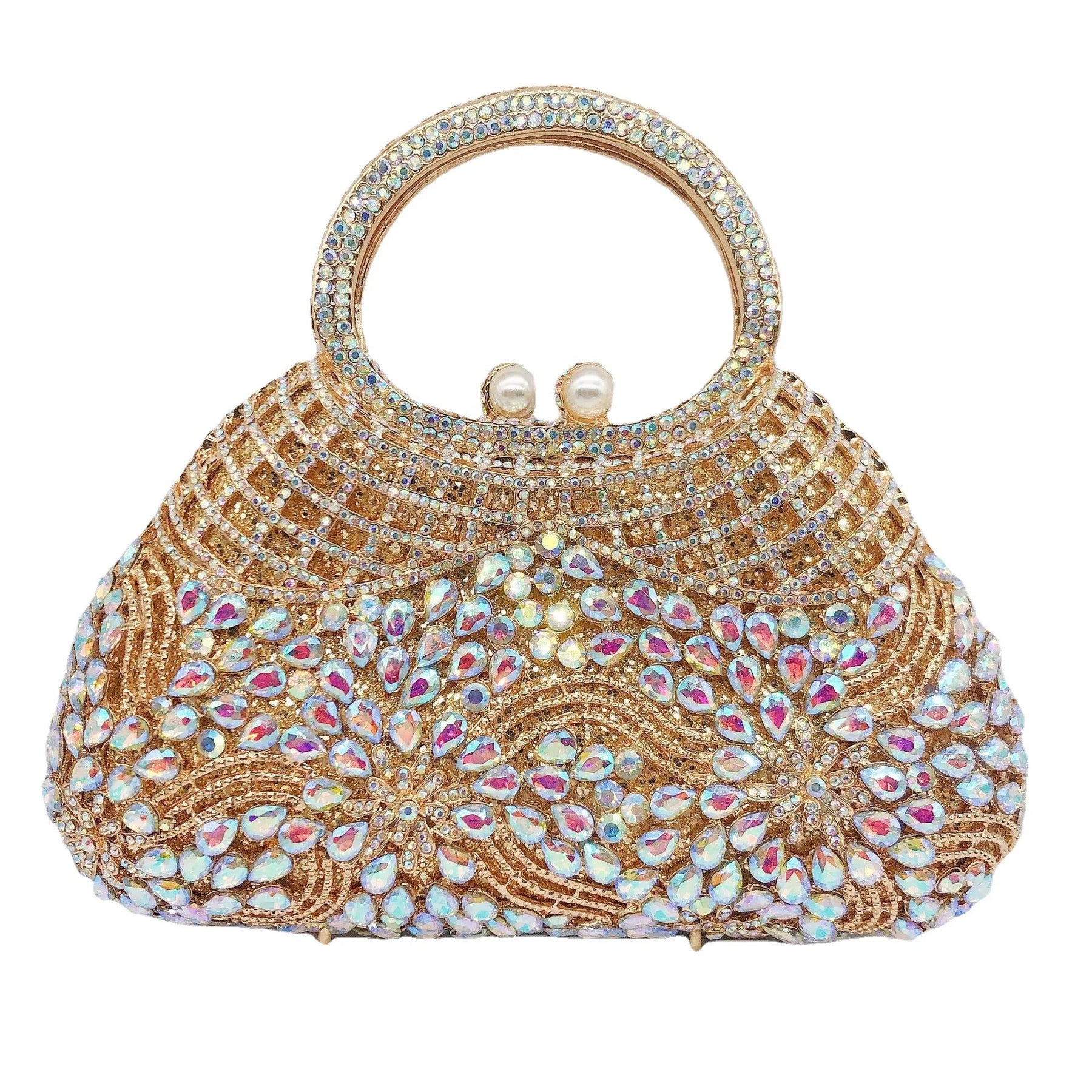 Bolsa de jantar de diamante grande capacidade ombro crossbody oco strass bolsa feminina banquete bolsa de embreagem