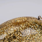 Shell bolsa de luxo feminina ombro crossbody armazenamento bolsa sacos noite glitter genuíno moda mulher mão ouro bolsa marca