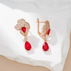 Brincos Carmine Ruby
