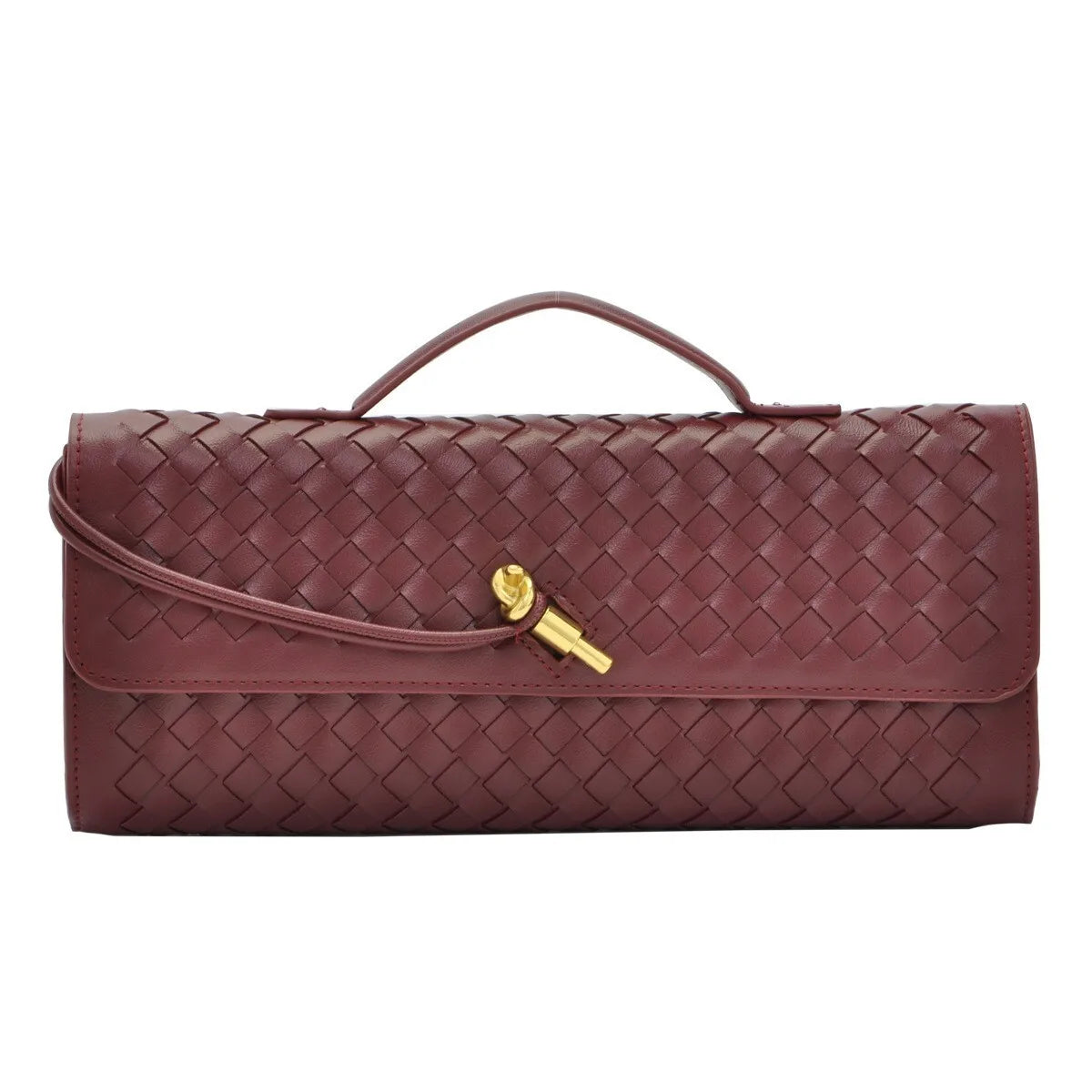 Cross-border high-end tecido de ombro único baguette moda requintado horizontal embreagem noite versátil bolsa crossbody feminina