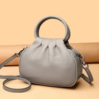 Designer de couro genuíno bolsa feminina moda ombro saco do mensageiro luxo macio mensageiro sac feminino bolsa senhoras tote