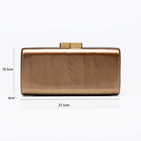 Mais recente design retângulo bolsa crossbody embreagem bolsas de ombro casamento moda sacos noite acrílico forma especial escudo luxo