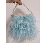 Bolsas de luxo para mulheres, bolsa de embreagem noturna, bolsa de ombro, corrente de pérolas, bolsa de casamento designer 12 cores