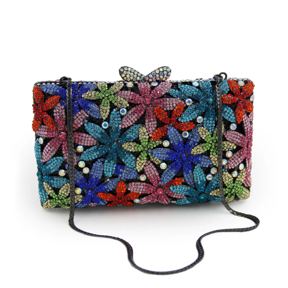 Diamante vazio metal cristal jantar saco diamante embreagem diamante brilhante cristal-incrustado noite saco de embreagem cartera de fiesta