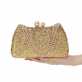 Bolsa de noite versátil, bolsa de jantar, ombro único, crossbody, com bolso para telefone, forro de nylon, formato de travesseiro exterior pu