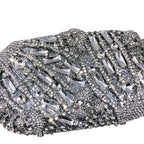 Boutique de fgg halloween crânio mãos mulheres cristal noite bolsas festa baile strass bolsa embreagem casamento minaudiere saco