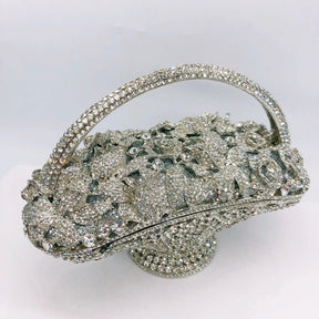 Xiyuan cristal grande casamento noite embreagens diamante alça superior presente bolsa senhora alça longa bolsas pedras bolsa de embreagem festa