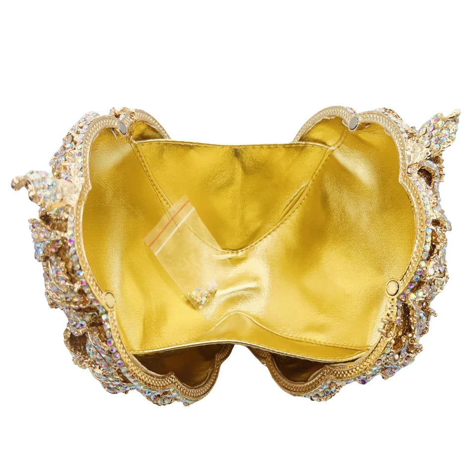 Clutch Cristal Camélia