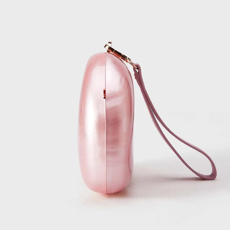 Moda perolado acrílico banquete embreagem para as mulheres 2025 luxo saco de noite designer festa casamento embreagem corrente bolsa ombro