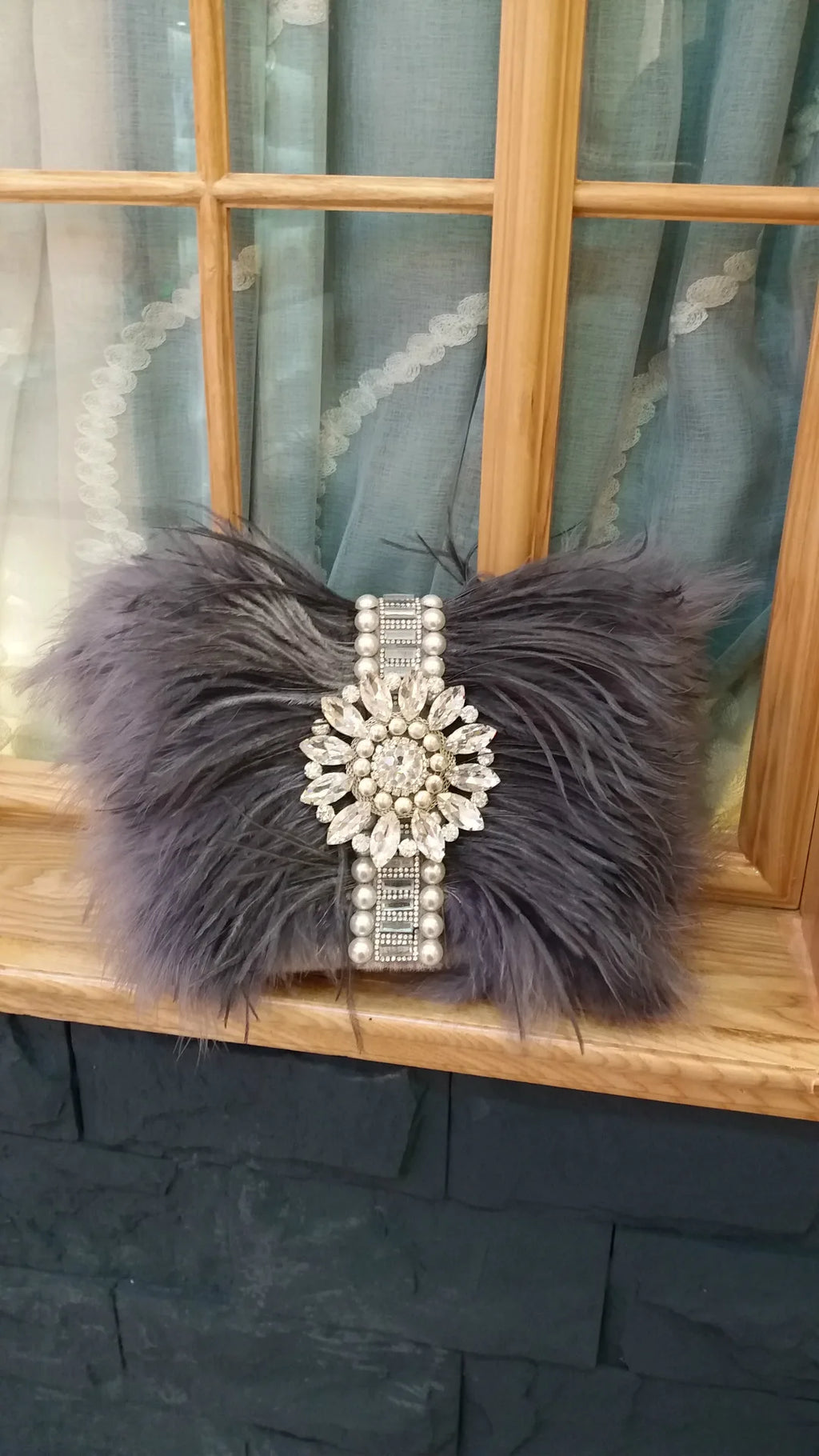 Luxo pena de avestruz sacos de noite para as mulheres 2025 corrente ombro crossbody saco borla festa embreagem bolsa verde bolsas casamento