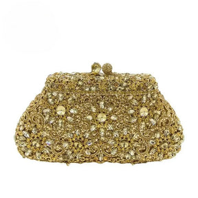 Clutch Cristal Coroa Floral