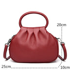 Designer de couro genuíno bolsa feminina moda ombro saco do mensageiro luxo macio mensageiro sac feminino bolsa senhoras tote
