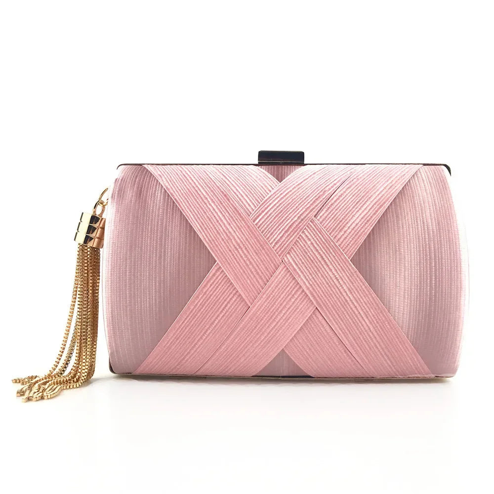 2024 nova moda feminina sacos de noite borla senhoras bolsa embreagem ombro corrente festa casamento bolsas sacos