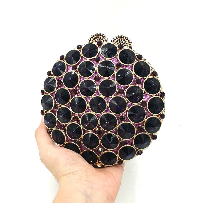 Clutch Cristal Esférica Lunaria
