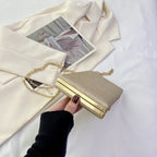 Elegante jantar saco de embreagem bolsa de ombro feminino brilhante grampo de cabelo pequena caixa de maquiagem nova 2025 tendência da moda