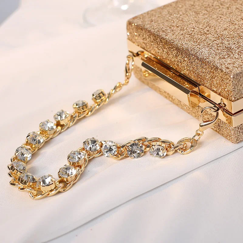 Bolsa Clutch Cadena