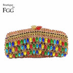 Boutique De Fgg-Embreagem De Cristal Azul Marinho Para Mulheres, Bolsas De Noite, Bolsas De Strass De Noiva, Bolsas De Festa De Casamento