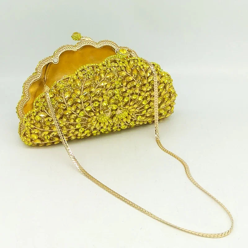 Boutique de fgg pavão verde mulheres bolsas de noite casamento cocktail cristal bolsa embreagem nupcial diamante minaudiere bolsas
