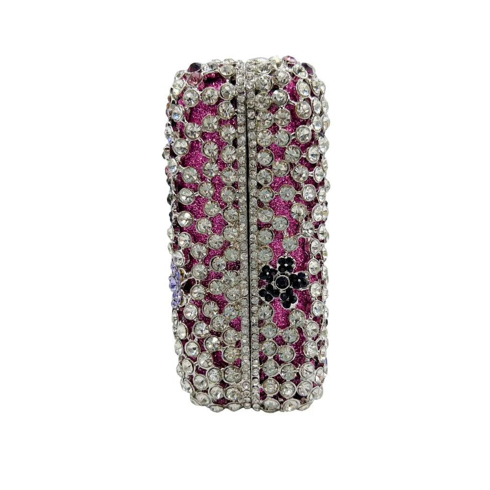Xiyuan marca de luxo designer cristais sacos noite moda feminina diamantes bolsa festa casamento flor garras nupciais