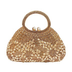 Bolsa de jantar de diamante grande capacidade ombro crossbody oco strass bolsa feminina banquete bolsa de embreagem