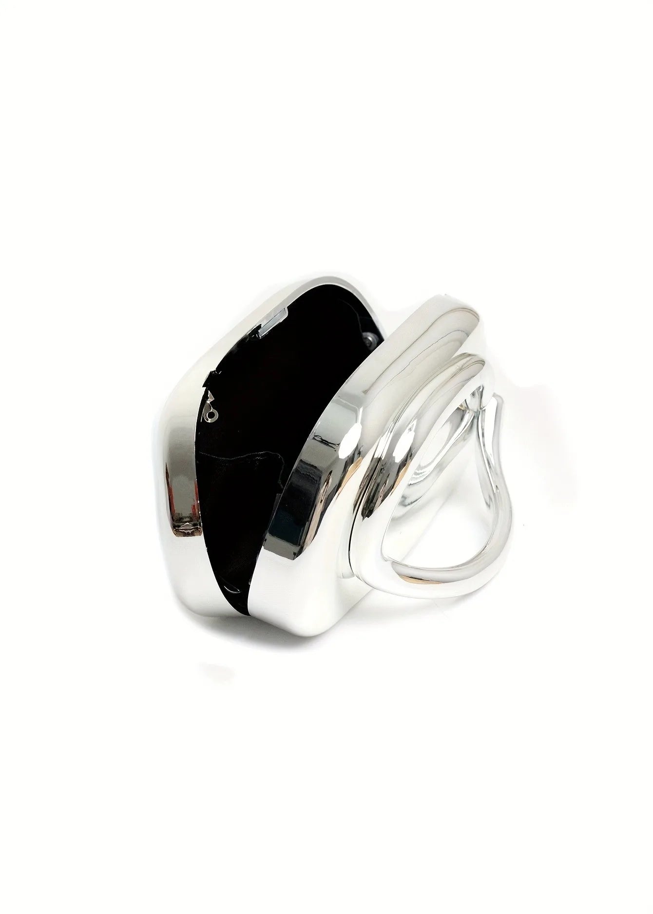 Ouro acrílico metal fechamento caixa saco de embreagem feminina noite festa de casamento bonito bolsa bolsas prata 2025 primavera nova moda ins