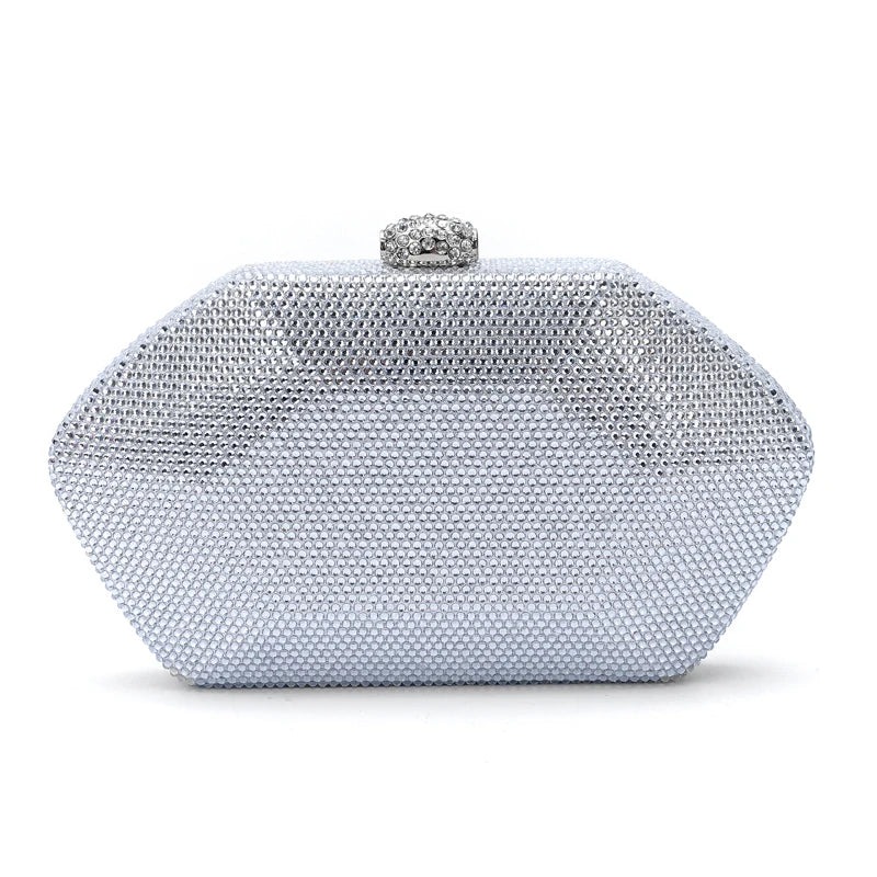 Mulheres vermelho/azul/rosa pedras sacos de noite strass pequeno dia embreagem bolsa ombro corrente festa casamento bolsas para bolsa feminina