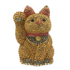 Boutique de fgg fortuna sorte forma gato feminino cristal embreagem bolsas noite saco senhoras festa jantar minaudiere bolsa