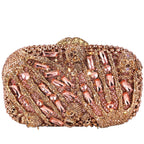 Boutique de fgg halloween crânio mãos mulheres cristal noite bolsas festa baile strass bolsa embreagem casamento minaudiere saco